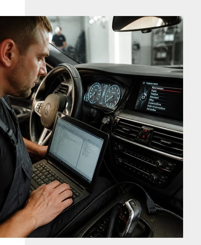 Русификация приборной панели BMW для авто в Сызрани от компании